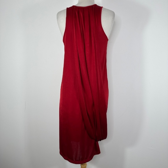 Jean Paul Gautier for Target Collab Red Draping Dress Women's Size Medium - Picture 9 of 14